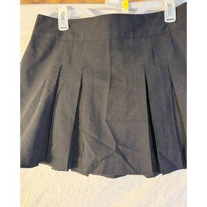 Emergency Exit Black Pleated Cheerleader Skirt Womens Juniors 13 Large Mini L